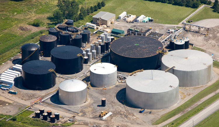 Millhaven Terminal aerial view